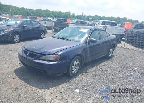 2004 Pontiac Grand Am Se из США, поврежденный, VIN 1G2NE52F34M658288